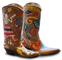 halloween cowboy boots