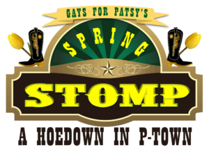 Gays for Patsy's Spring Stomp: A Hoedown in P-town Logo